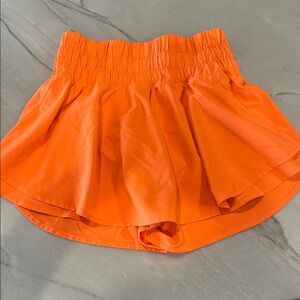 CRZ YOGA Ruffle Skirt Overlay Athletic Shorts